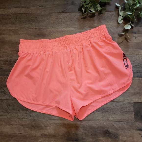 Victoria's Secret Pants - Victoria Sport Neon Orange Athletic Shorts Large